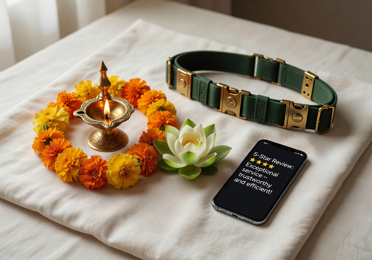 Symbolic representation of seva and dharma in service